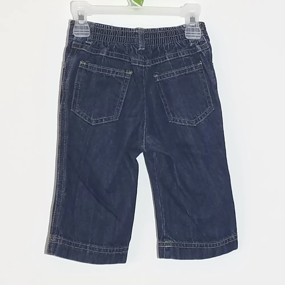 Gymboree Denim Jeans Panda Bamboo 6-12m - Picture 2 of 4